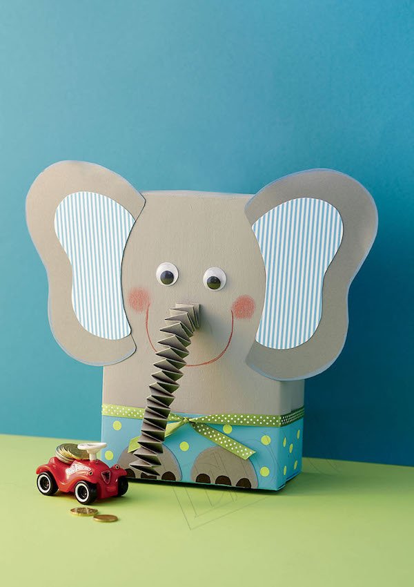 Ideal Brico Juniors 3-6 ans - creation elephant en papier