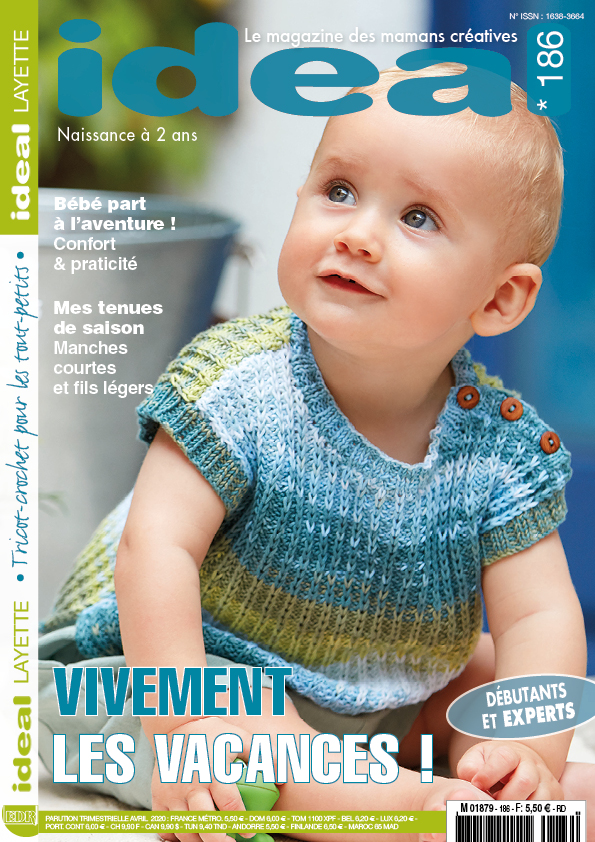 Ideal Layette 186 magazine tricot bébé