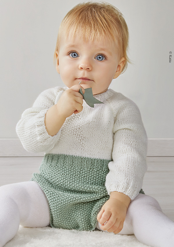 bébé combinaison tricot